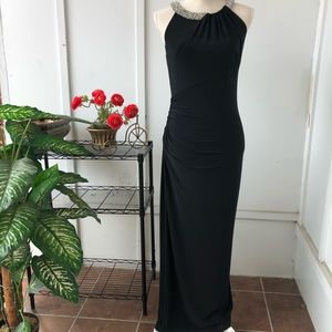 Lauren Ralph Lauren Long Black Evening Dress/cocktail Dress Size 6